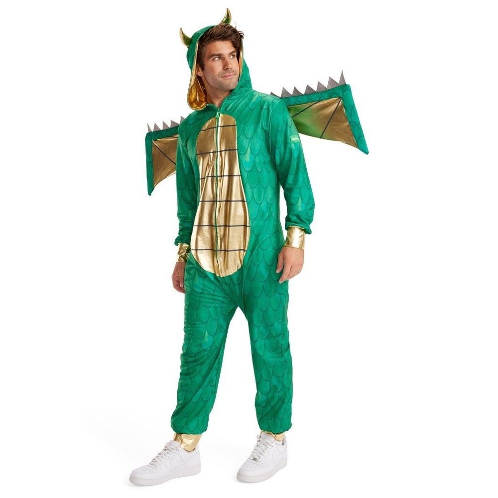 Tipsy Elves Dragon Costume Adult Unisex Jumpsuit Halloween XS